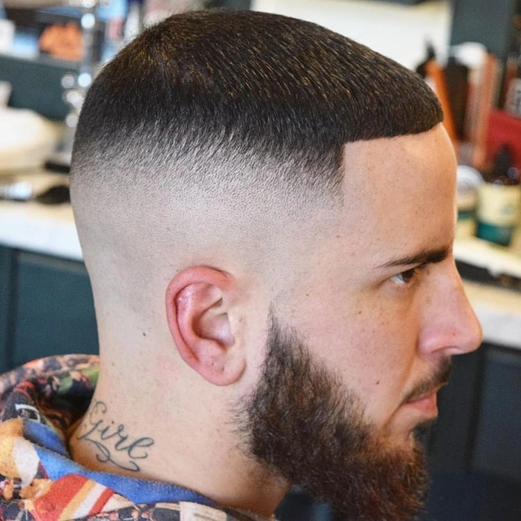 25 Best Crew Cut Hairstyles for Men in 2025. 17 Thick Crew Cut with Skin Fade