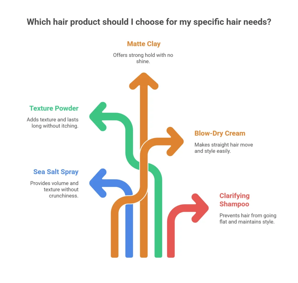 middle part wolf cut me